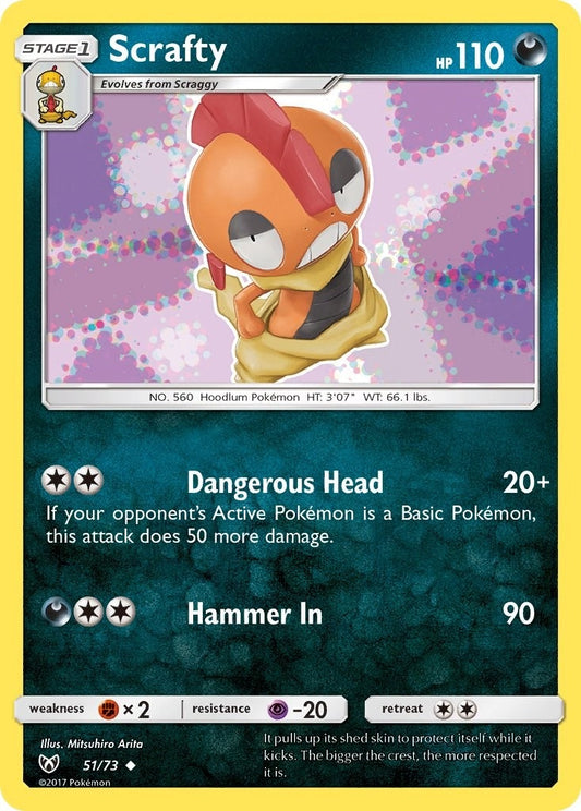 Image for Scrafty (51/73) - Pokemon