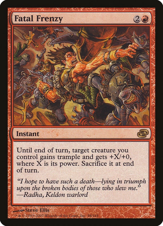 Image for Fatal Frenzy (98) - Magic: The Gathering