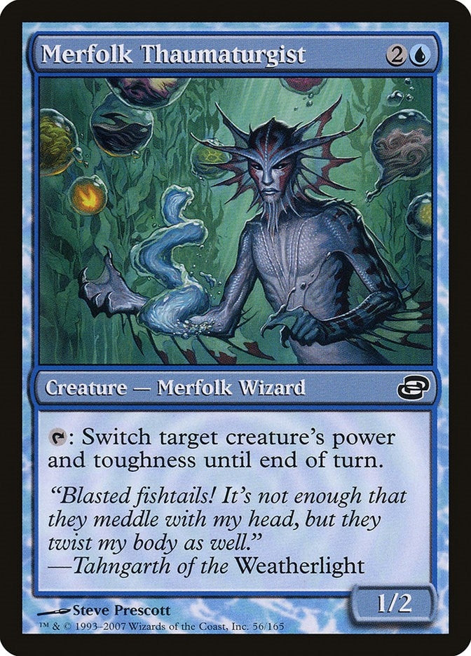 Image for Merfolk Thaumaturgist (56) - Magic: The Gathering
