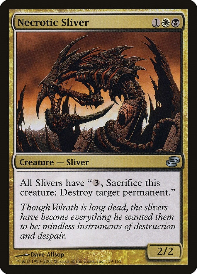 Image for Necrotic Sliver (159) - Magic: The Gathering
