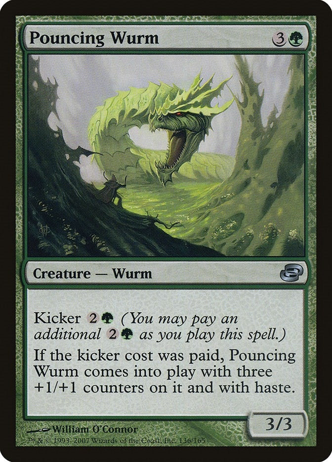 Image for Pouncing Wurm (136) - Magic: The Gathering