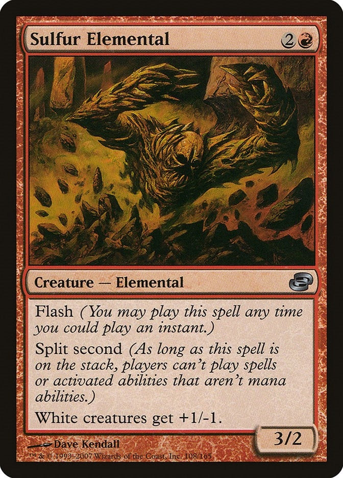 Image for Sulfur Elemental (108) - Magic: The Gathering