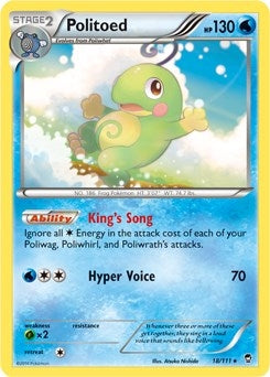 Image for Politoed - 18/111 (Cosmos Holo) (018/111) - Pokemon