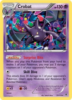 Image for Crobat - 33/119 (Cosmos Holo) (033/119) - Pokemon