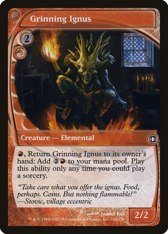 Image for Grinning Ignus (116) - Magic: The Gathering