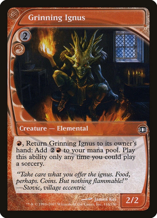 Image for Grinning Ignus (116) - Magic: The Gathering