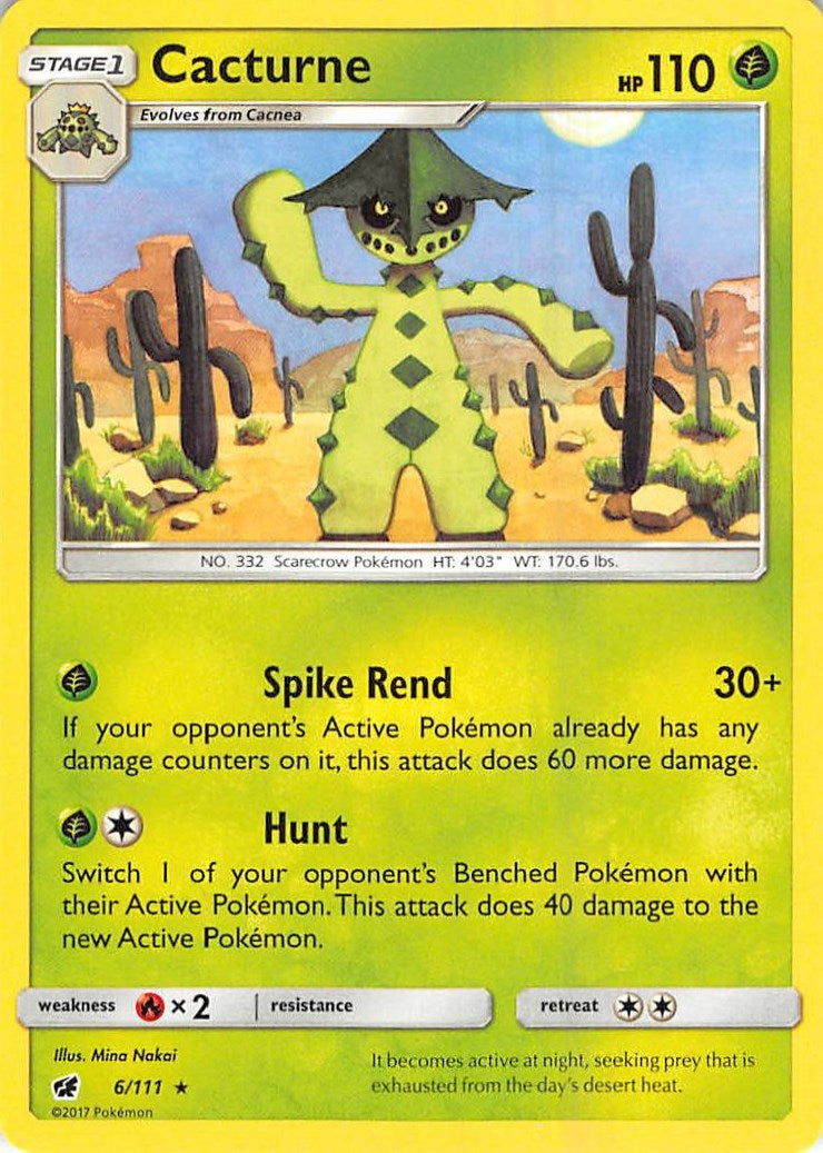 Image for Cacturne (6/111) - Pokemon