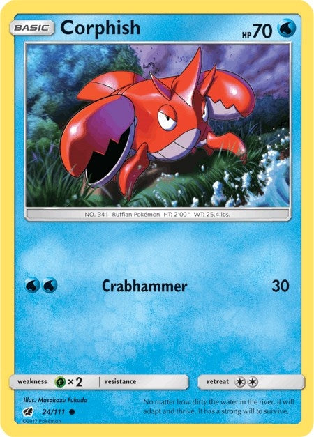 Image for Corphish (24/111) - Pokemon