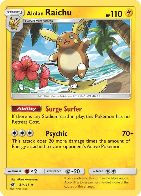 Alolan Raichu (31/111)