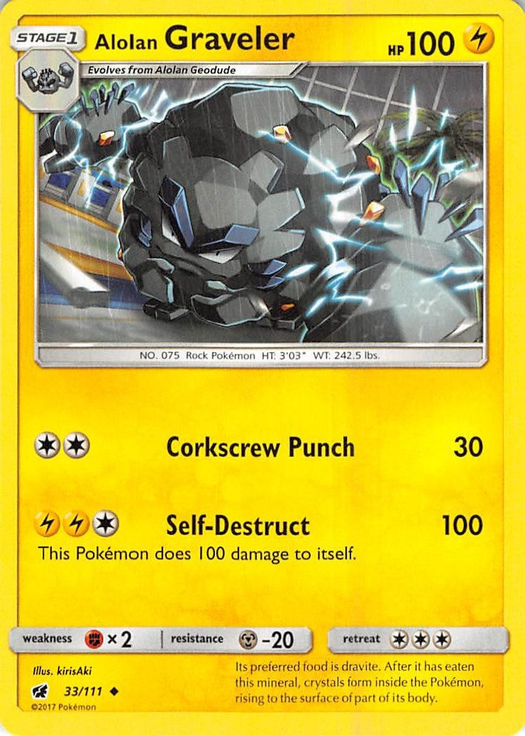 Alolan Graveler (33/111)
