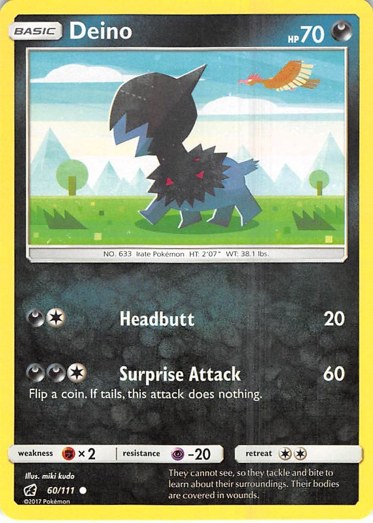 Image for Deino (60/111) - Pokemon