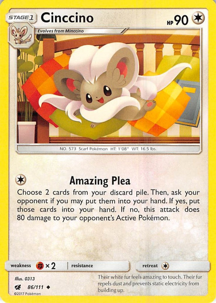 Image for Cinccino (86/111) - Pokemon