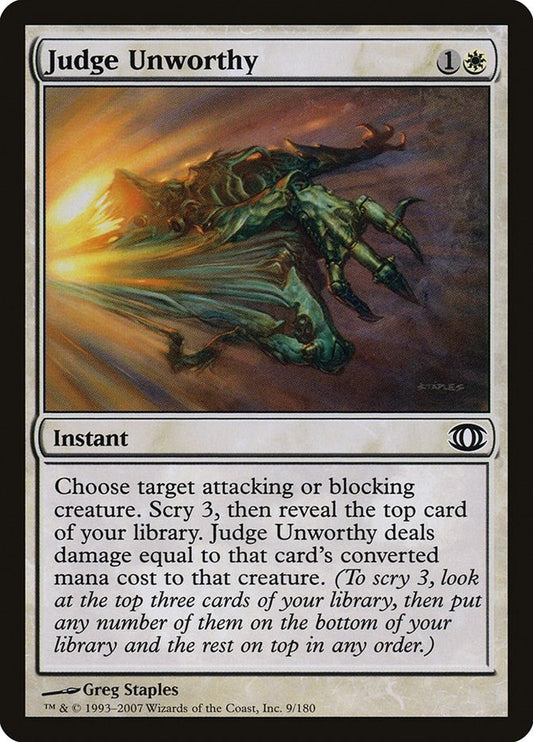 Image for Judge Unworthy (9) - Magic: The Gathering