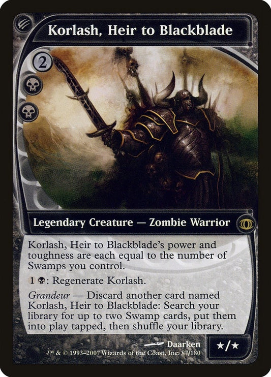 Image for Korlash, Heir to Blackblade (87) - Magic: The Gathering