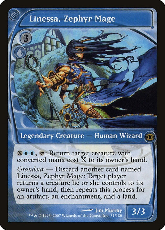 Image for Linessa, Zephyr Mage (51) - Magic: The Gathering