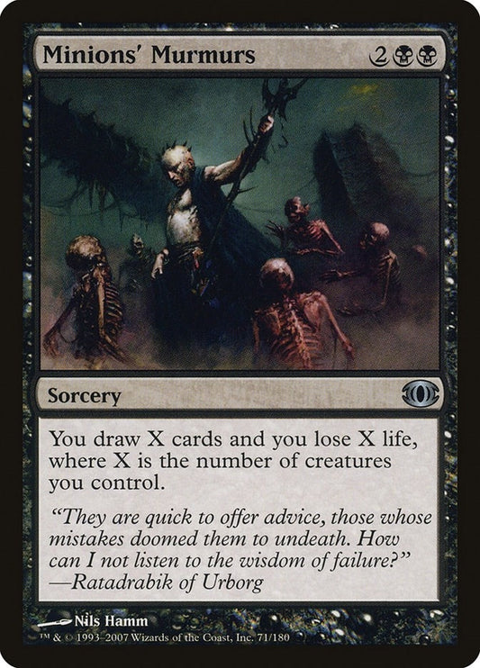 Image for Minions' Murmurs (71) - Magic: The Gathering