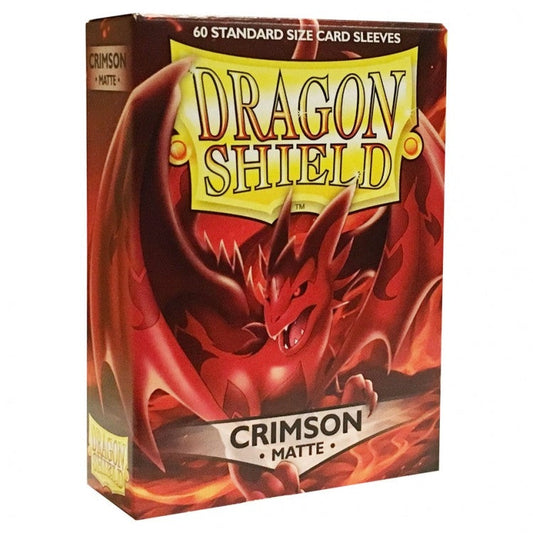 Image for Dragon Shield Matte Sleeves - Crimson (60-Pack) - Card Sleeves