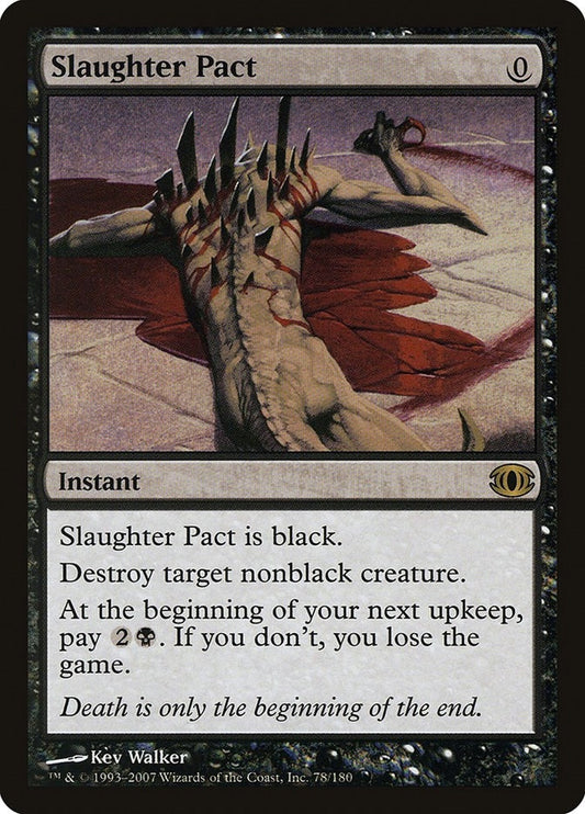 Image for Slaughter Pact (78) - Magic: The Gathering