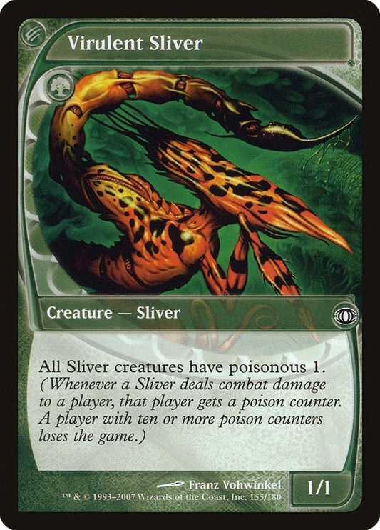 Image for Virulent Sliver (155) - Magic: The Gathering