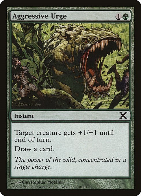 Image for Aggressive Urge (250) - Magic: The Gathering