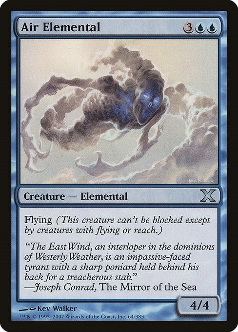 Image for Air Elemental (64) - Magic: The Gathering