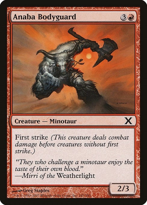 Image for Anaba Bodyguard (187) - Magic: The Gathering