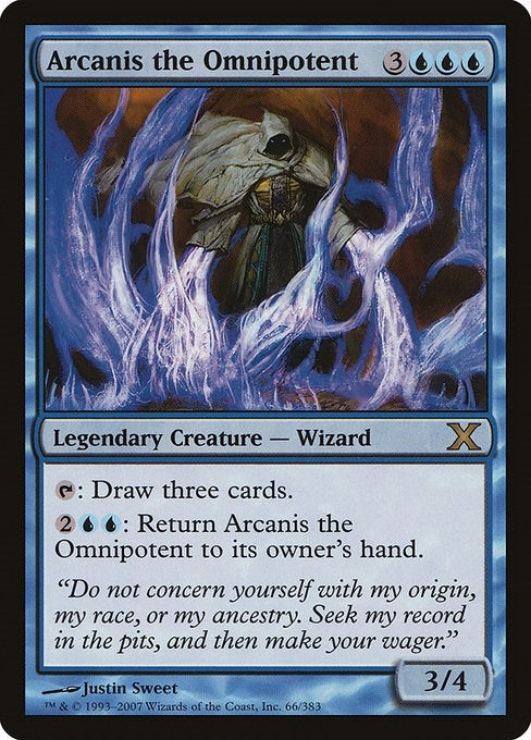 Image for Arcanis the Omnipotent (66) - Magic: The Gathering