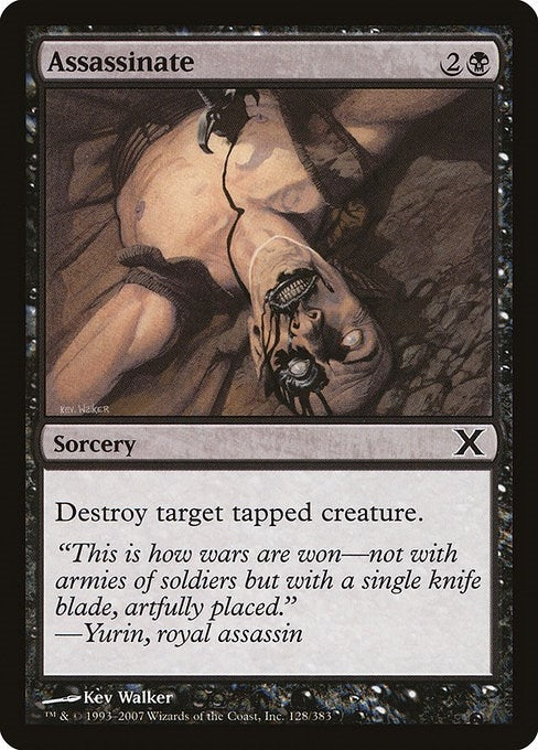 Image for Assassinate (128) - Magic: The Gathering