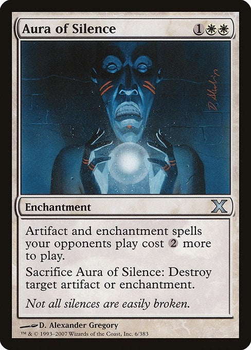 Image for Aura of Silence (6) - Magic: The Gathering