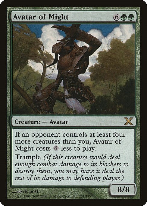 Image for Avatar of Might (251) - Magic: The Gathering