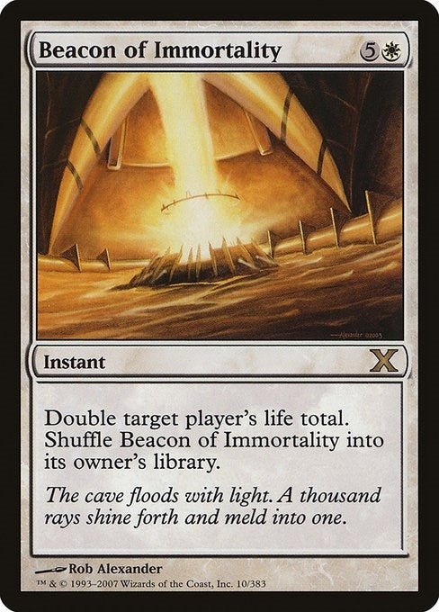 Image for Beacon of Immortality (10) - Magic: The Gathering