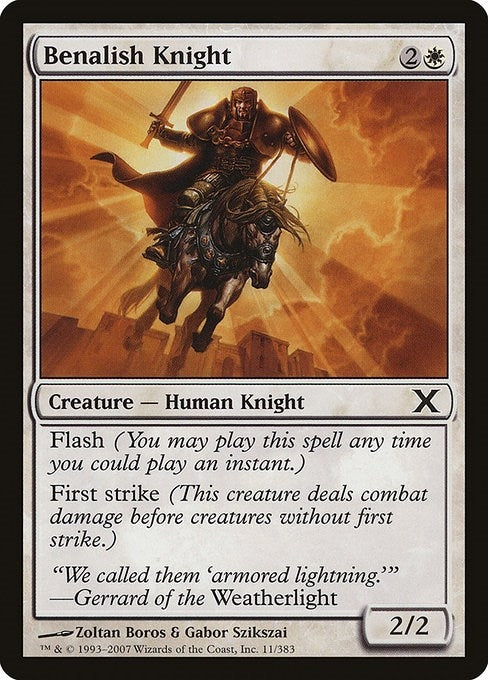 Image for Benalish Knight (11) - Magic: The Gathering
