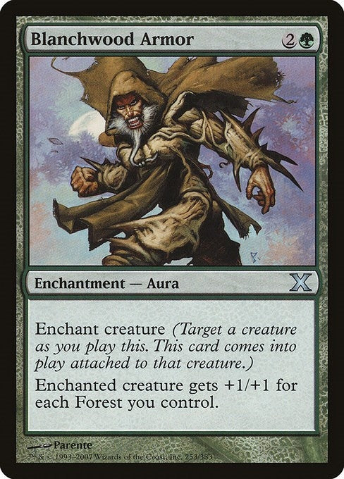Image for Blanchwood Armor (253) - Magic: The Gathering