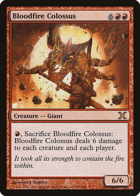 Image for Bloodfire Colossus (191) - Magic: The Gathering