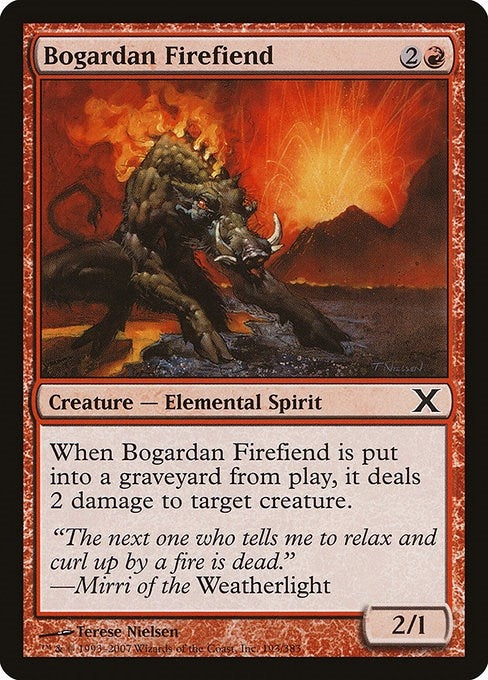 Image for Bogardan Firefiend (193) - Magic: The Gathering