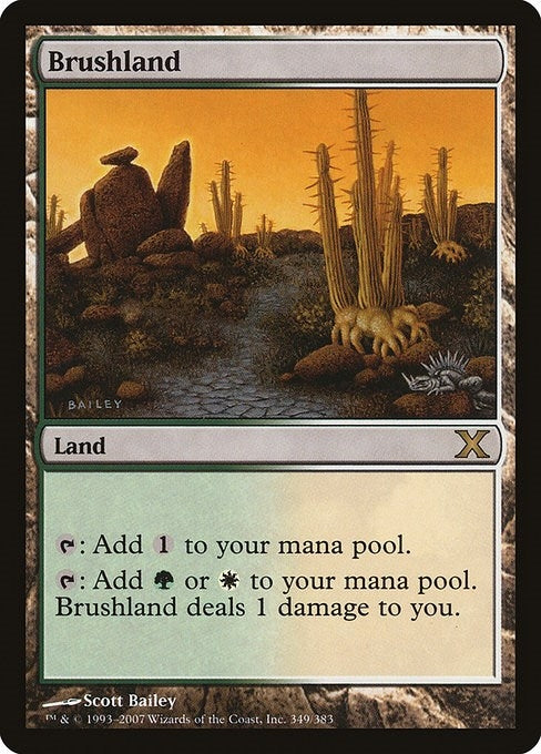 Image for Brushland (349) - Magic: The Gathering