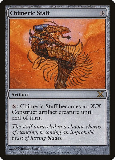 Image for Chimeric Staff (313) - Magic: The Gathering