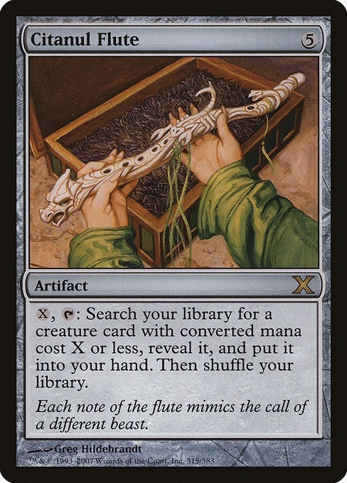 Image for Citanul Flute (315) - Magic: The Gathering