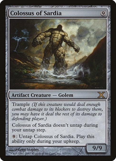 Image for Colossus of Sardia (317) - Magic: The Gathering