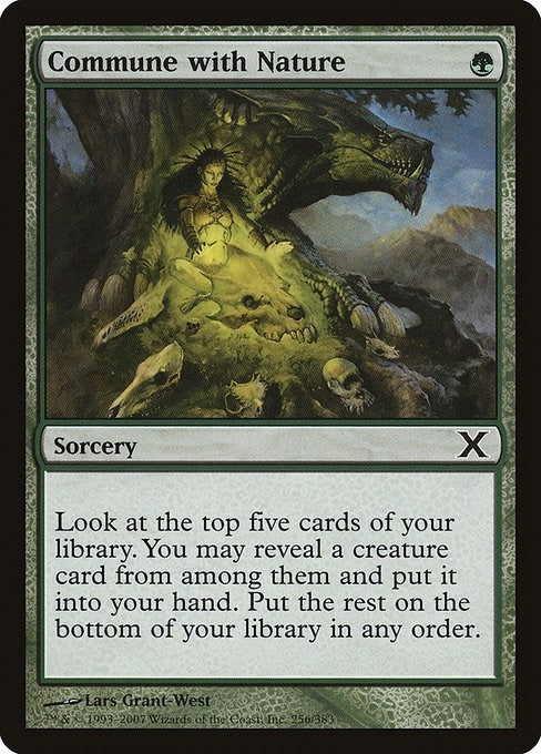 Image for Commune with Nature (256) - Magic: The Gathering