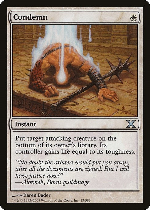 Image for Condemn (13) - Magic: The Gathering
