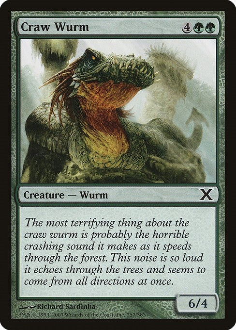 Image for Craw Wurm (257) - Magic: The Gathering