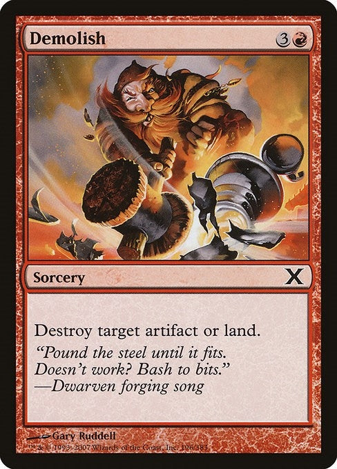 Image for Demolish (196) - Magic: The Gathering