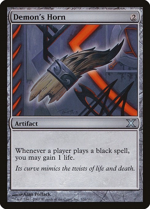 Image for Demon's Horn (320) - Magic: The Gathering