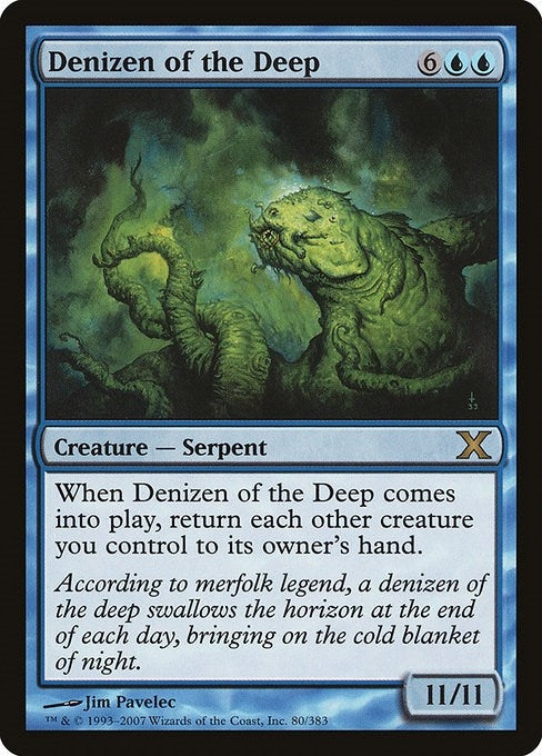 Image for Denizen of the Deep (80) - Magic: The Gathering