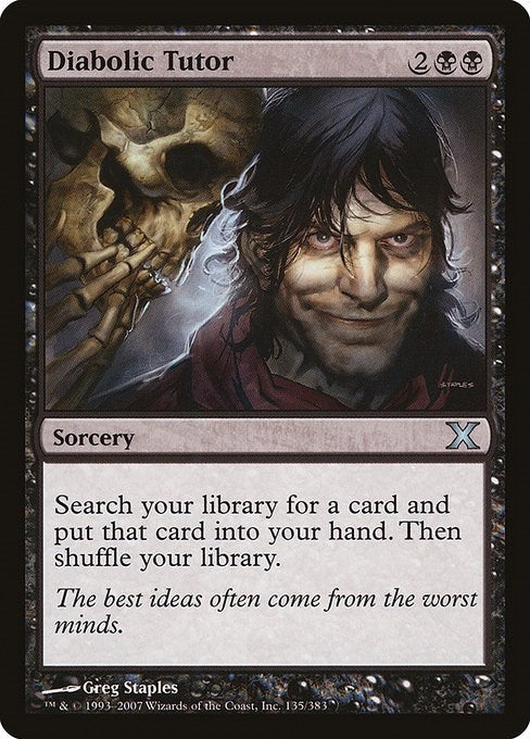 Image for Diabolic Tutor (135) - Magic: The Gathering