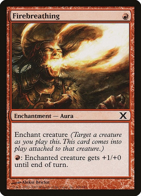 Image for Firebreathing (200) - Magic: The Gathering