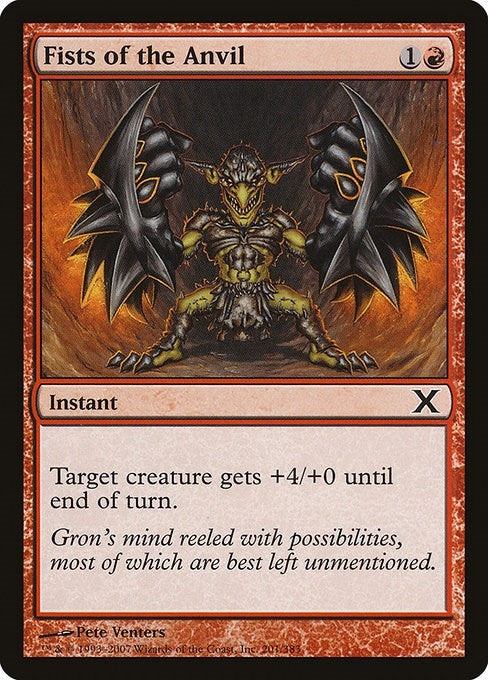 Image for Fists of the Anvil (201) - Magic: The Gathering