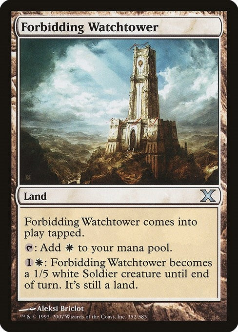 Image for Forbidding Watchtower (352) - Magic: The Gathering
