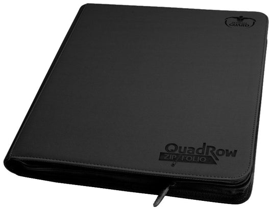 Image for Binder - 12-Pocket QuadRow ZipFolio XenoSkin - Black - Storage Albums